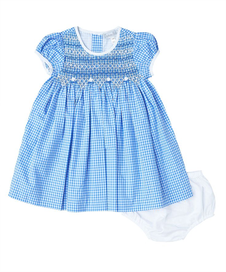 Style # FB-NP211 Made with 100% Cotton Gingham Short Sleeve Dress With Smocked Bodice, Short Sleeve Gingham Dress With Smocked Bodice, Gingham Dress With Smocked Bodice And Short Sleeves, Fitted Plaid Smocked Dress With Smocked Bodice, Spring Gingham Dresses With Smocked Cuffs, Fitted Plaid Dresses With Smocked Bodice, Cotton Gingham Smocked Dress With Ruffles, Cotton Smocked Dress With Ruffles In Gingham, Spring Gingham Smocked Dress