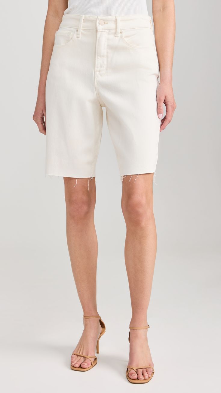 Fast Free Shipping & Free Returns on Good American Good 90's Bermuda Shorts at Shopbop. Shop new arrivals from Good American at Shopbop.com American Shorts, Summer Items, Runway Outfits, Tailored Shorts, Fashion Hub, Good American, New Wardrobe, Fashion Labels, Who What Wear