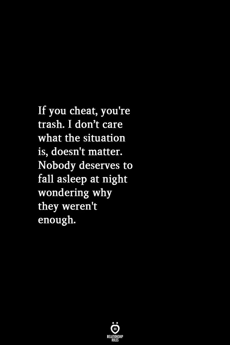 a black and white photo with the words if you chat, you're trash i don't care what the situation is, it doesn't matter nobody deserves to fall asleep