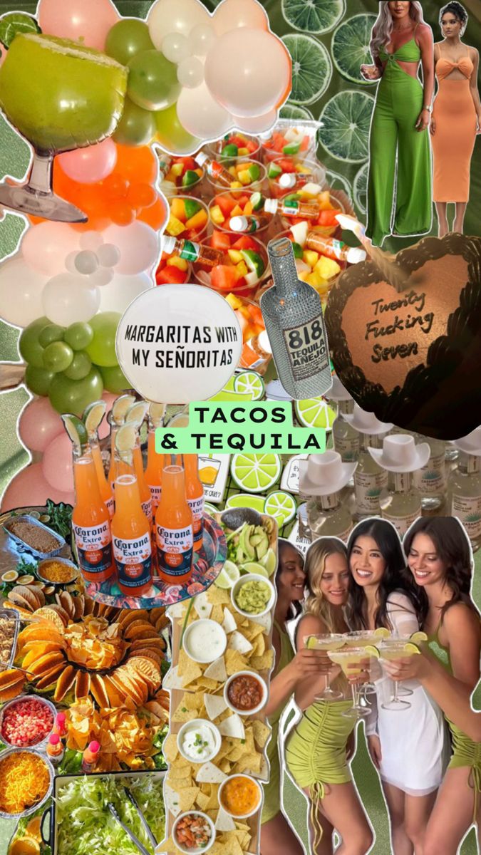 a collage of pictures with different foods and drinks on it, including oranges