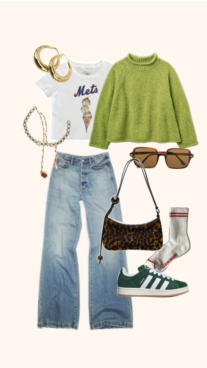 New York City Style Fashion, Green Combo Outfit, New York City Outfits Spring, City Style Fashion, Artsy Fashion, New York City Style, Uni Fits, Colorful Outfit, Mood Clothes