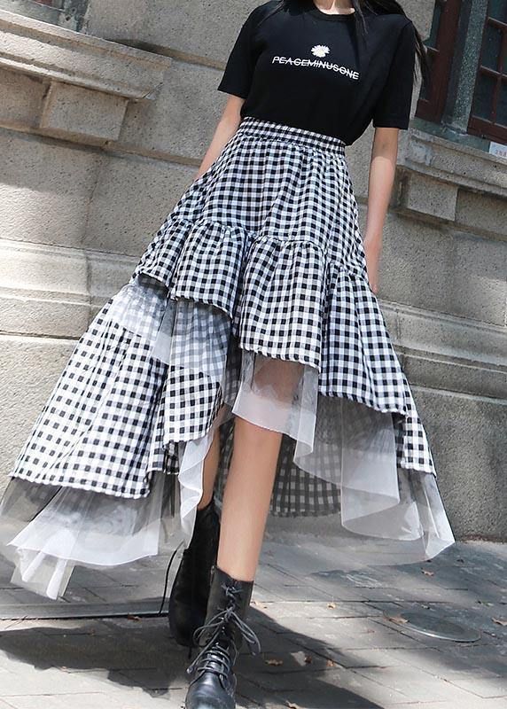 Sukienki Maksi, Detail Couture, Mode Tips, Dress Cake, Half Skirt, Black And White Plaid, High Waist Fashion, Fashion Korean, Mode Inspiration