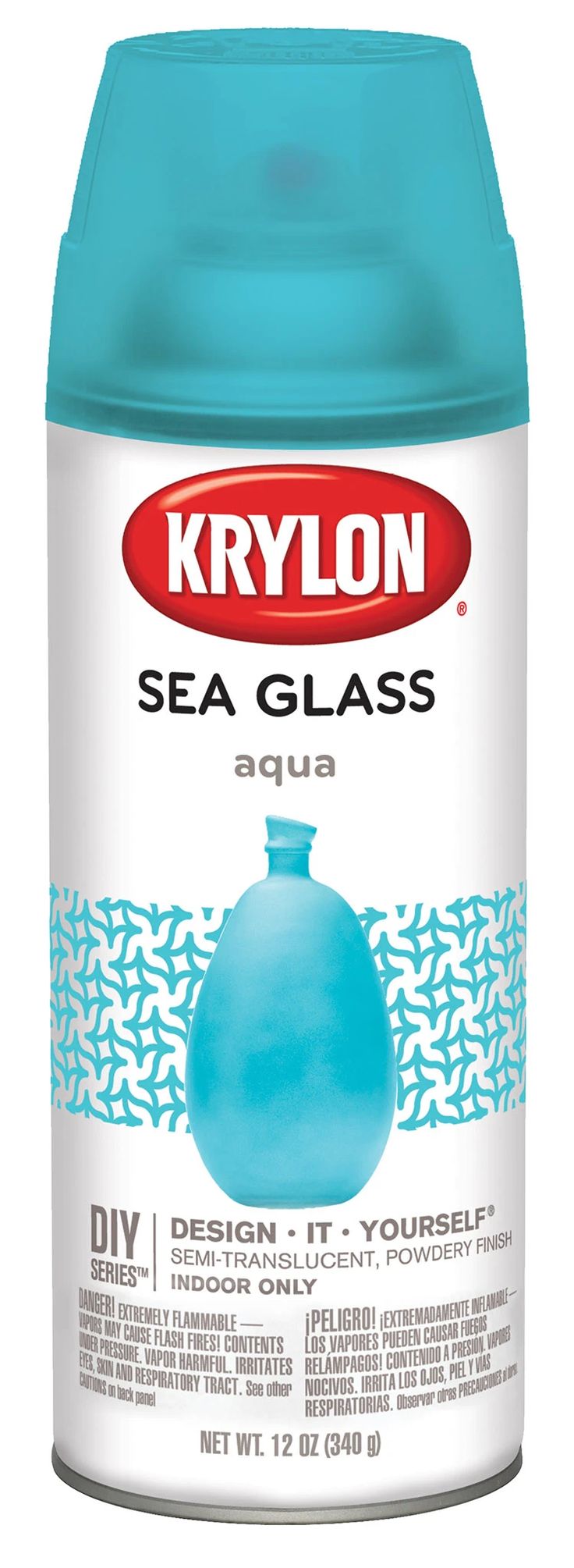 krylon sea glass aqua paint