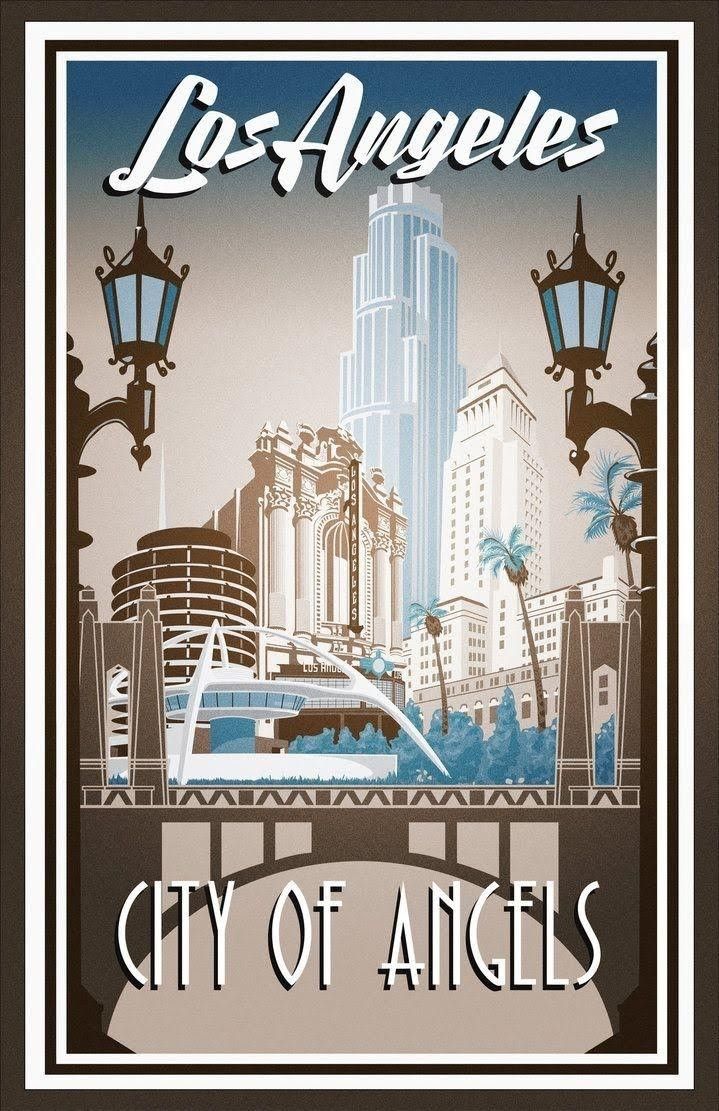 the city of angels poster is shown