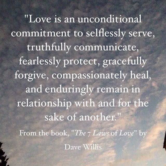 a quote from the book love is an unconditionalal comment to selfish serve, truly communicate