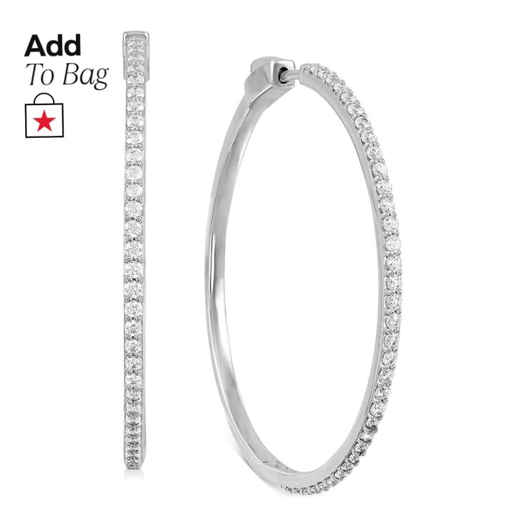 in stock Classic Small Hoop Earrings Aaa Quality, Classic Diamond White Hoop Earrings, Aaa Quality Small Hoop Classic Earrings, Macy's Hoop Jewelry With Diamond Accents, Macy's Diamond Hoop Earrings, Macy's Diamond Hoop Jewelry, Macy's Hoop Diamond Jewelry, Macy's Classic Hoop Earrings, Classic Silver Hoop Earrings Aaa Quality