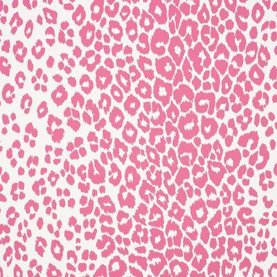 a pink and white leopard print wallpaper