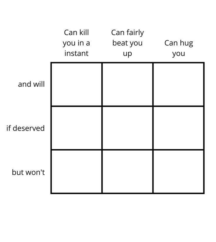 the four squares are labeled in black and white, with words on each side that read can kill you at a beat