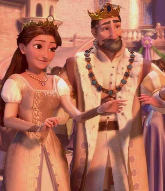 the princess and the frog are standing next to each other