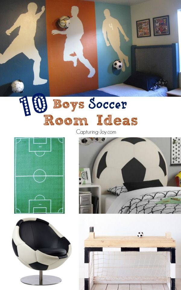 boys soccer room decorating ideas