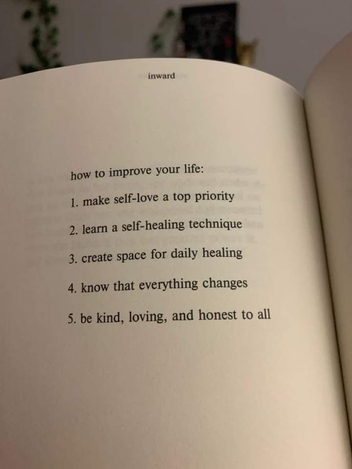 an open book with the words how to improve your life