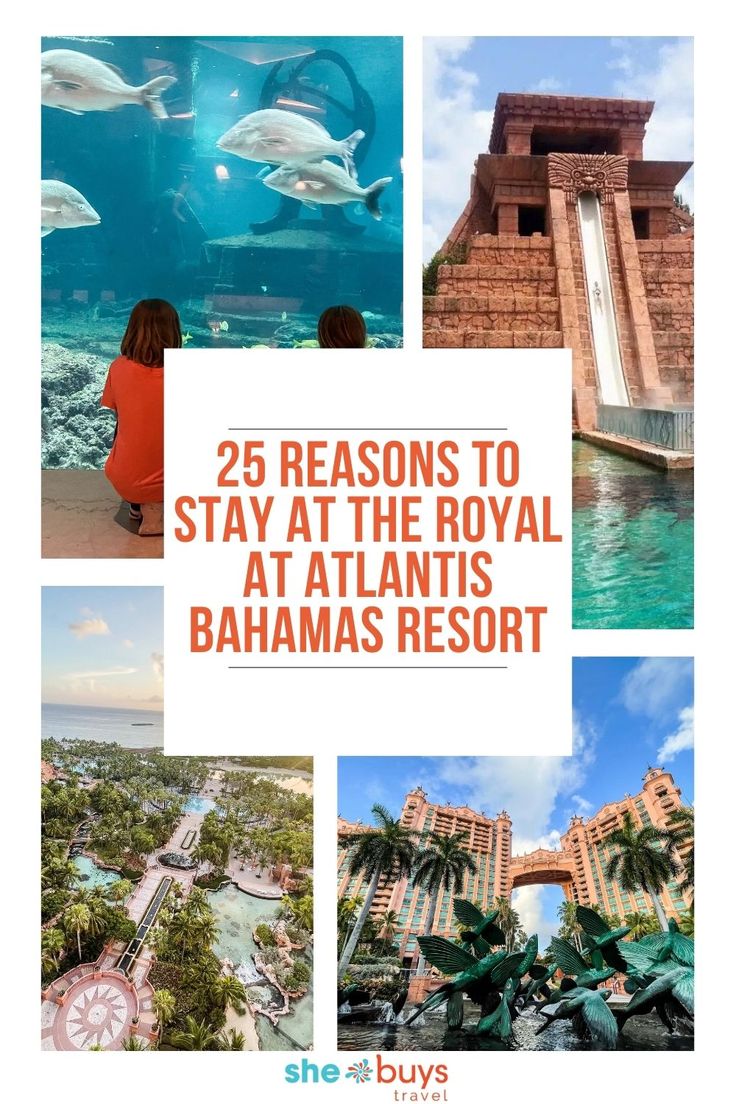 the royal at atlantis resort with text overlay reading 26 reasons to stay at the royal at