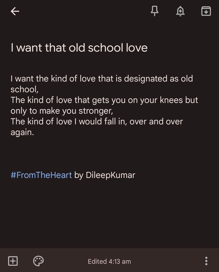 I want the kind of love that is designated as old school,
The kind of love that gets you on your knees but only to make you stronger,
The kind of love I would fall in, over and over again.

#writers #oldschool #love #lovequotes #quotes Old School Love Poems, I Want That Old School Love Quotes, Traditional Love Quotes, I Want To Fall In Love Quotes, Old Love Captions, 90s Love Quotes, Old Fashion Love Quotes, 90s Love Aesthetic Quotes, School Love Quotes