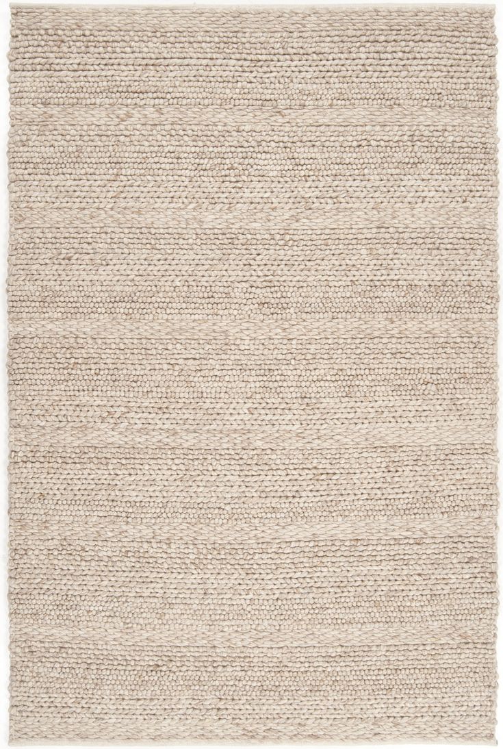 a white rug with some lines on it