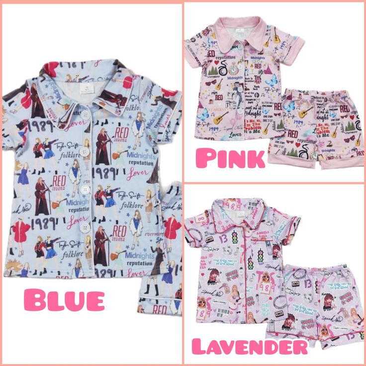 Match with your little one girl in these fun Taylor Swift mommy and me pajamas shorts sets! Perfect for lounging around the house in summertime. These run true to size. Super soft, milk silk material. 2-4 week turn around time or your money back! Cotton Character Print Sleepwear For Pajama Party, Cotton Sleepwear With Character Print For Pajama Party, Cute Printed Loungewear Sets, Short Sleeve Graphic Print Sleepwear, Character Print Summer Sleepwear For Loungewear, Playful Character Print Sleepwear For Bedtime, Summer Sleepwear With Character Print For Loungewear, Matching Sleepwear For Pajama Party In Spring, Cartoon Print Cotton Sleepwear For Summer