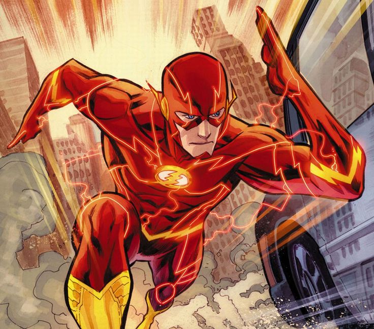 the flash is shown in this cartoon