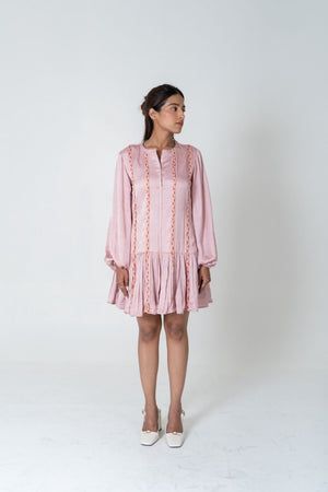 Neora Braided Short Gather Dress Everyday Ready to Wear Pink – The Fairnest Gather Dress, Dress Everyday, Long Kaftan, Short Braids, Gathered Dress, Indian Cooking, Outerwear Outfit, Everyday Dresses, Sustainable Clothing