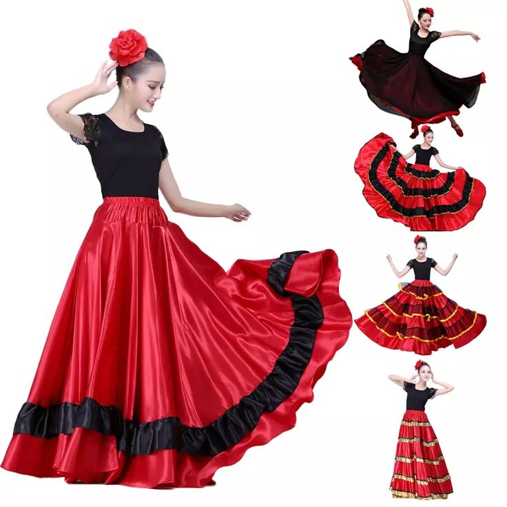 Look what I found on AliExpress Spanish Dress Flamenco, Fantasia Plus Size, Spanish Outfits, Flamenco Skirt, Spanish Dress, Flamenco Dress, Lace Trim Top, Dance Skirt, Belly Dance Costumes