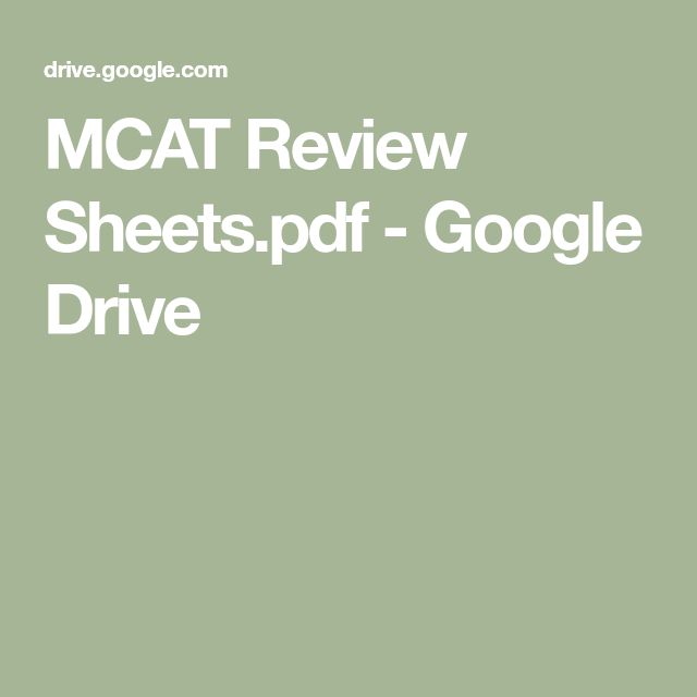 the macat review sheets, pdf - google drive is shown in white on a green background