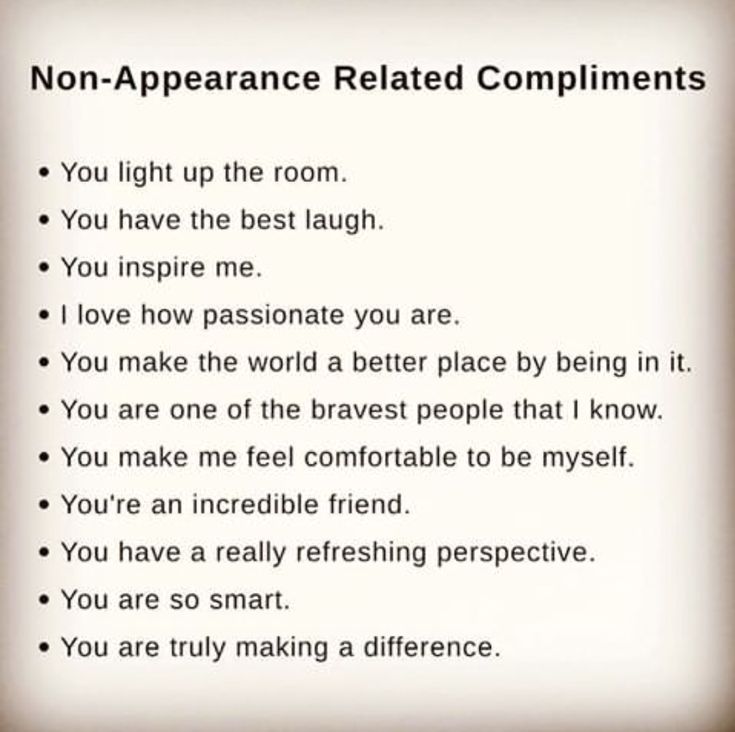 a note with the words non - appearance related compliments