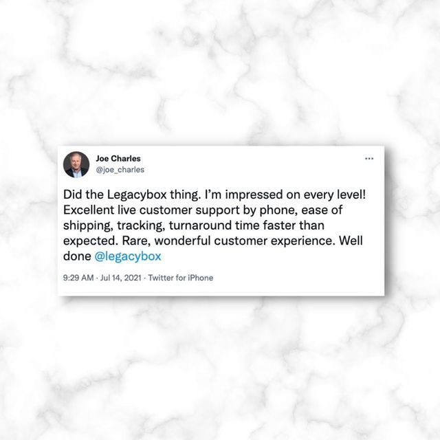 the tweet is being posted on twitter for customers to get their own message