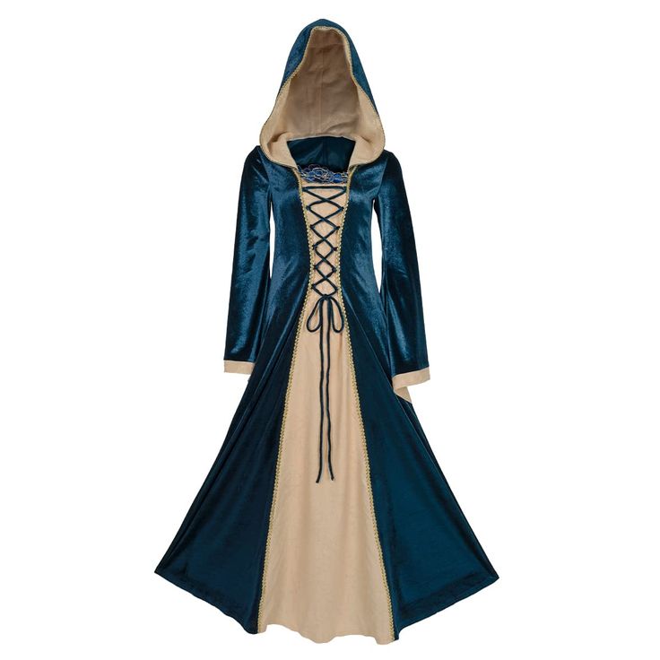 PRICES MAY VARY. Renaissance women in ancient dress, Victorian dress, hooded dress, witch dress, new elegant queen dress, adjustable front lace, make the vintage dress suitable for your body. Occasions: Halloween costume Victorian steampunk women are suitable for daily wear, steampunk theme, birthday party, performance, celebration, masquerade party, wedding, dance, role play, Halloween, Christmas, role play or any other party. Medieval costume is the ideal choice for Renaissance Festival, cospl Long Dress Halloween Costume, Magic Balls, Steampunk Theme, Ancient Dress, Steampunk Women, Witch Dress, Magic Wands, Wedding Doll, Perfect Gift For Girlfriend