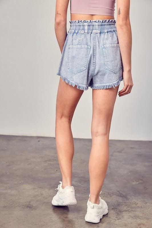 Upgrade your summer fashion game with our Taylor Denim Shorts with Frayed Hem and enjoy the perfect combination of comfort, style, and durability. Embrace the laid-back vibes and make a fashion statement wherever you go.Material: 100% CottonSize + FitModel is wearing size SMeasurements taken from size S5'9" / 175CM32-24-34 Summer Ripped Dark Wash Jean Shorts, Ripped Dark Wash Jean Shorts For Summer, Trendy Distressed Bottoms For Everyday, Everyday Ripped Washed Blue Bottoms, Summer Dark Wash Jean Shorts With Frayed Hem, Dark Wash Jean Shorts With Frayed Hem For Summer, Dark Wash Frayed Hem Jean Shorts For Summer, Summer Distressed Medium Wash Jean Shorts, Distressed Denim Jean Shorts For Summer