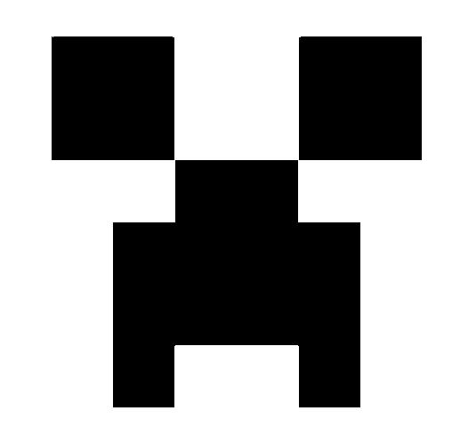 a black and white logo with squares on it