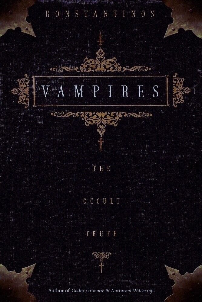 the cover of vampire's book, the occult truth