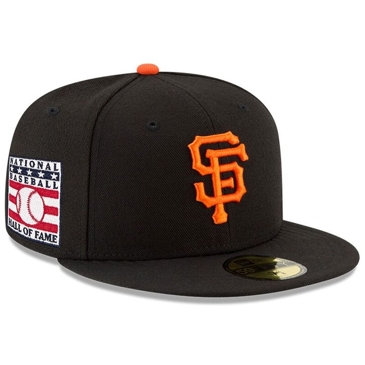 Add a new piece to your San Francisco Giants collection by grabbing this National Baseball Hall of Fame 59FIFTY Fitted Hat. This New Era hat features an embroidered logo on the front panel and a Hall of Fame patch on the right wear side. The fitted construction ensures a comfortable and secure fit with each wear. San Francisco Giants Logo, Jackie Robinson Day, Giants Logo, Golf Prints, Nationals Baseball, Buster Posey, Jackie Robinson, San Jose Sharks, Anaheim Ducks