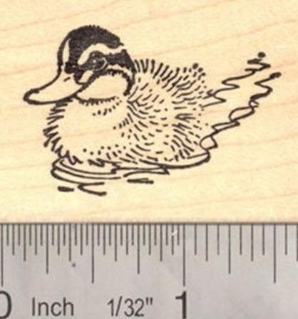 a rubber stamp with a duck on it