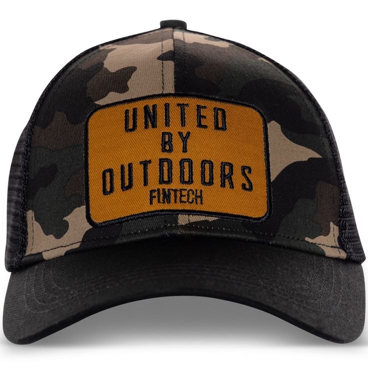 The Fintech United By Outdoors Snapback Hat is made with performance materials to keep you cool and comfortable. It features a breathable mesh back and adjustable snap closures for a perfect fit. Features: Curved brim and mesh back. Adjustable snap closures for a secure fit. Breathable fabric allows perspiration to diffuse for complete comfort. Lightweight fabric is soft to the touch and gentle on the skin. High quality, durable construction stands up to harsh work environments. Mesh Trucker Baseball Cap For Outdoor, Urban Six-panel Trucker Hat For Outdoor, Mesh Snapback Baseball Cap For Outdoor, Moisture-wicking Six-panel Baseball Cap For Outdoor, Outdoor Mesh Back Trucker Hat, Outdoor Trucker Snapback Hat With Mesh Back, Trucker Snapback Hat With Mesh Back For Outdoor, Outdoor Trucker Hat With Mesh Back, One Size, Mesh Snapback Hat For Outdoor Activities