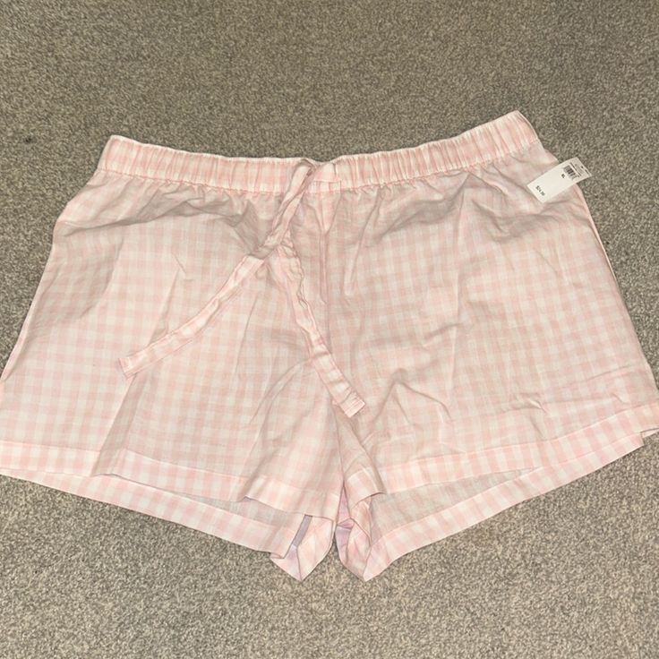 Nwt Gap Body Pj Shorts Sz Xl. Pink And White, Light Material. Draw String Cute Pink Shorts, Gap Pink Cotton Bottoms, Cotton Short Bottoms For Bedtime, Gap Cotton Pajama Shorts Casual Style, Gap Cotton Sleepwear For Pajama Party, Gap Cotton Casual Pajama Shorts, Casual Cotton Pajama Shorts By Gap, Gap Casual Cotton Pajama Shorts, Gap Cotton Bottoms For Daywear