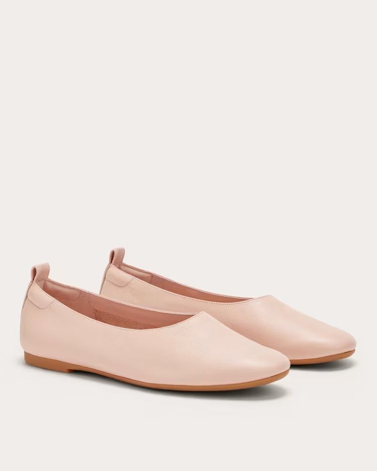 The Day Glove Pale Pink – Everlane Comfortable Swift Leather Shoes With Plain Toe, Cushioned Slip-on Leather Shoes In Swift Leather, Cushioned Slip-on Swift Leather Shoes, Comfortable Leather Flats With Almond Toe, Slip-on Swift Leather Shoes With Cushioned Footbed, Swift Leather Shoes With Cushioned Footbed, Cushioned Swift Leather Slip-on Shoes, Everyday Leather Shoes With Removable Insole And Round Toe, Cushioned Swift Leather Round Toe Shoes