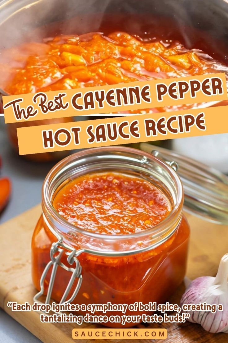 Homemade Cayenne Pepper Hot Sauce Cayenne Pepper Hot Sauce, Cayenne Pepper Recipes, Hot Sauce Recipe, Cayenne Pepper Sauce, Homemade Hot Sauce, Hot Sauce Recipes, Homemade Condiments, Spice Up Your Life, Hot Pepper Sauce