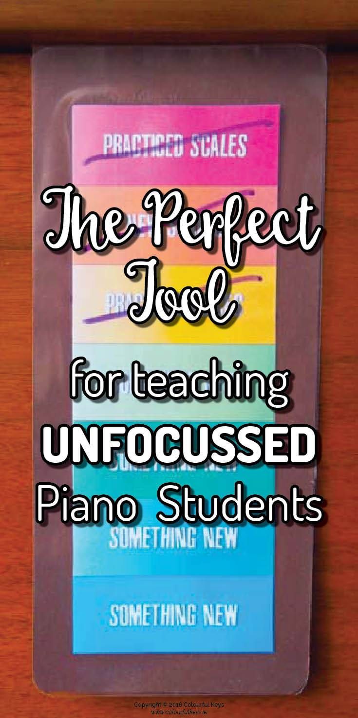 the perfect job for teaching unfocused piano students is now available on amazon