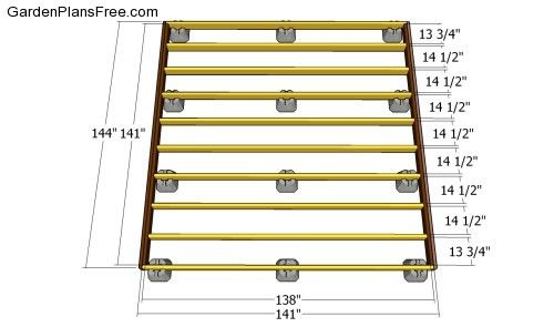 an image of a wooden ladder with measurements