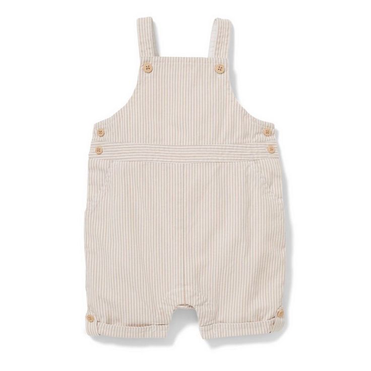 Msrp $42 Completely Sold Out Color Is Snickerdoodle Stripe Spring Playtime White Overalls, White Overalls For Playtime In Spring, White Overalls For Spring Playtime, Playful White Overalls For Spring, Cute White Cotton Overalls, Cable Knit Socks, Newborn Clothing, Baby Boy Pants, Striped Shawl