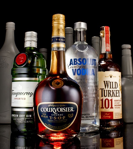 several different types of alcohol on a table