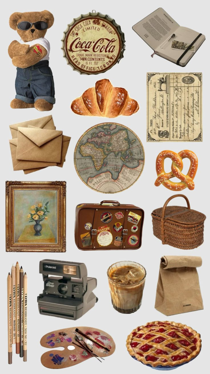 there are many different items that can be found in this image, including bread and other things