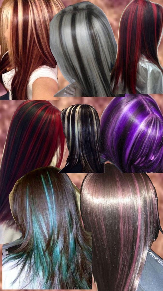 Skunk Hair, Red Hair Inspo, Cute Hair Colors, Hair Inspiration Long, Hair Color Streaks, Hair Streaks, Dyed Hair Inspiration, Hairstyles For Layered Hair, Pretty Hair Color