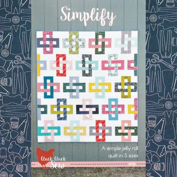 the cover of simply quilt book