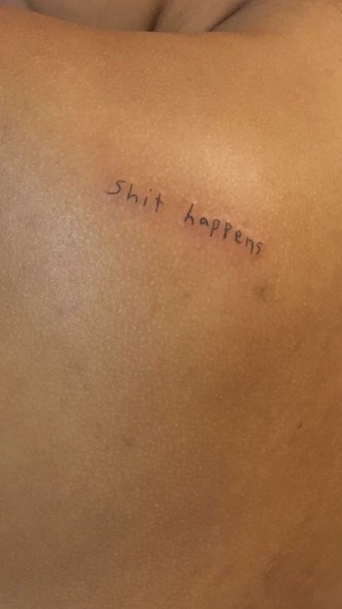 Lifes Too Short Tattoo Ideas, Oh Yes I Can Tattoo, Optimistic Tattoos, Yolo Tattoos For Women, Confidence Tattoos For Women, Impulsive Tattoos, Yolo Tattoos, Mind Over Matter Tattoo, Meaningful Small Tattoos