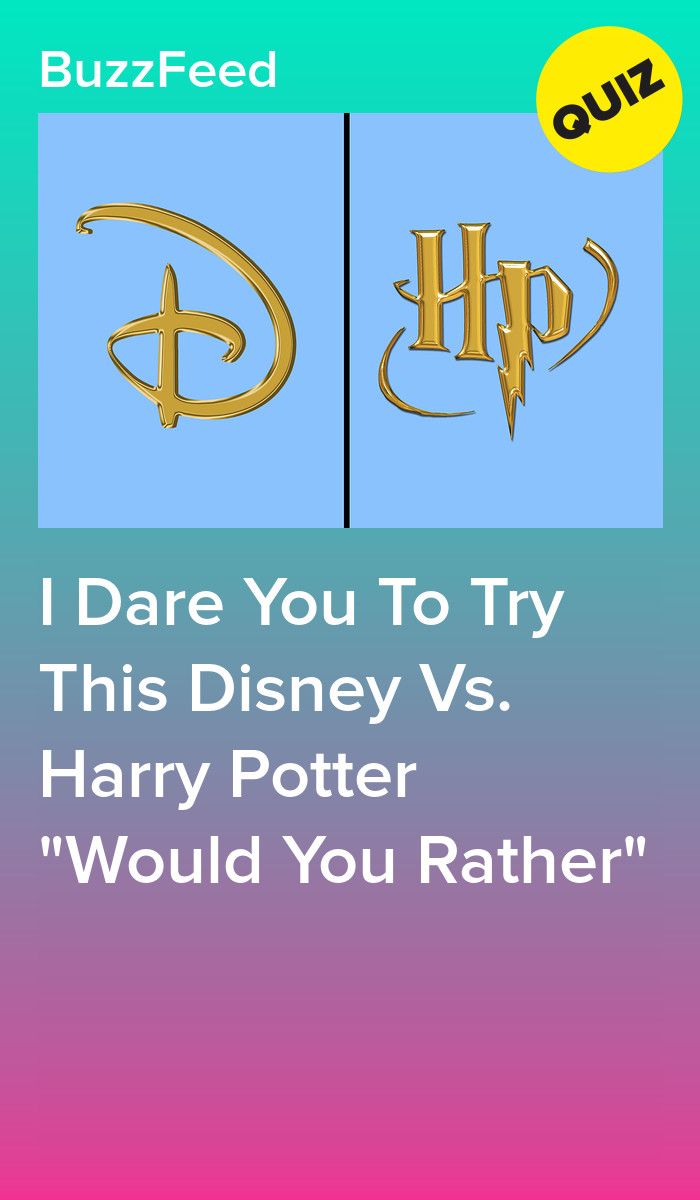 the poster for harry potter's movie, i dare you to try this disney v