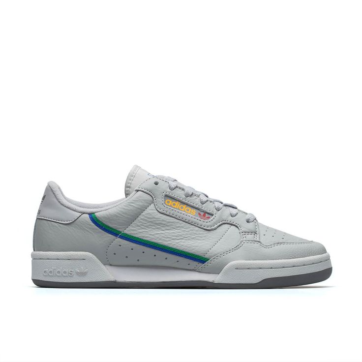 Continental 80 sneakers from the S/S2019 Adidas Originals in grey Continental 80, Streetwear Shoes, Streetwear Sneakers, Adidas Originals Mens, 2021 Fashion, Sneakers Grey, Fashion Streetwear, The 80s, Brooks Sneaker