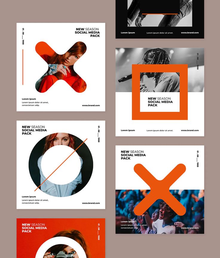 an orange and black brochure is displayed on a gray background with multiple images