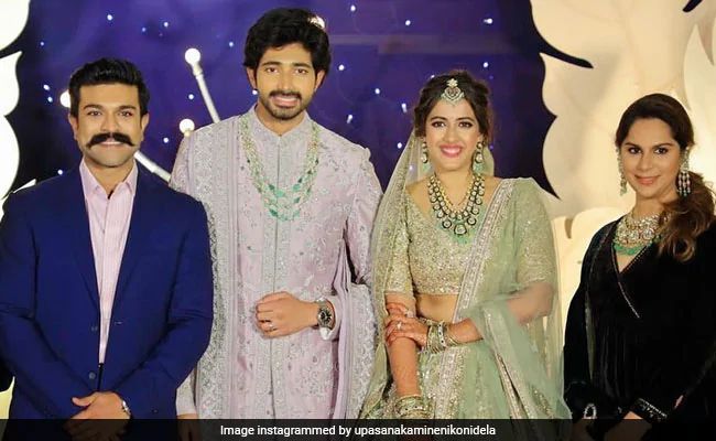 Niharika Konidela Wedding, Reception Video, Grand Wedding Reception, Niharika Konidela, Shantanu And Nikhil, Lavish Wedding, White Lace Bodycon, Grand Wedding, Ram Charan