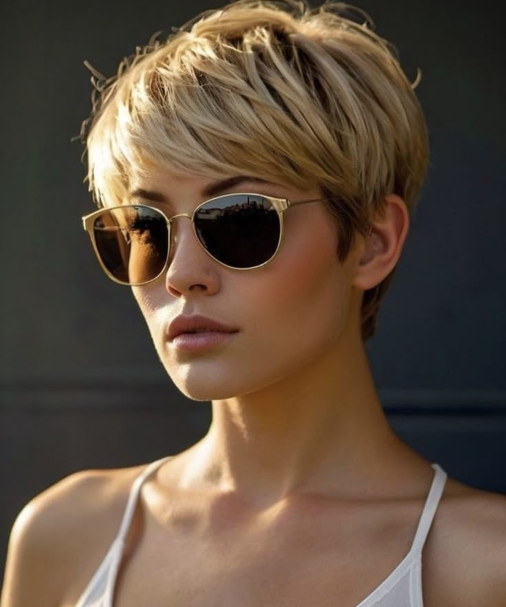 Hair Color For Tan Skin, Short Haircuts For Ladies, Kort Bob, Haircuts For Ladies, Short Hair Images, Short Hair Pixie Cuts, Messy Short Hair, Super Short Hair, Edgy Short Hair