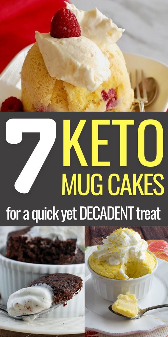 These amazing keto mug cakes are perfect for a quick treat! You�’ll LOVE the Reese’s Lava Cake, Keto Cinnamon Mug Cake, Keto Lemon Mug Cake & more! #ecstatichappiness Cinnamon Mug Cake, Mug Cake Recipes, Keto Chocolate Mug Cake, Keto Mug, Chocolate Chip Mug Cake, Lemon Mug Cake, Easy Mug Cake, Peanut Butter Mug Cakes, Protein Mug Cakes