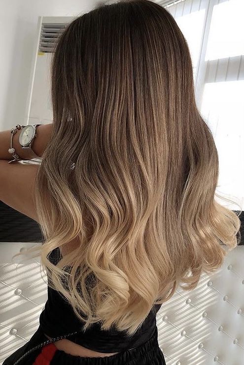 Brown To Blonde Ombre Hair, Ombre Hair Color For Brunettes, Ombre Hair Color Ideas, Balayage Straight, Balayage Straight Hair, Blonde Tips, Brown Ombre Hair, Hair Blond, Ombre Hair Blonde